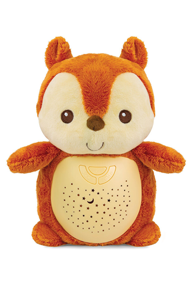 2‑in‑1 Starry Lights Squirrel – Plush Night Light with Colorful Star Projector