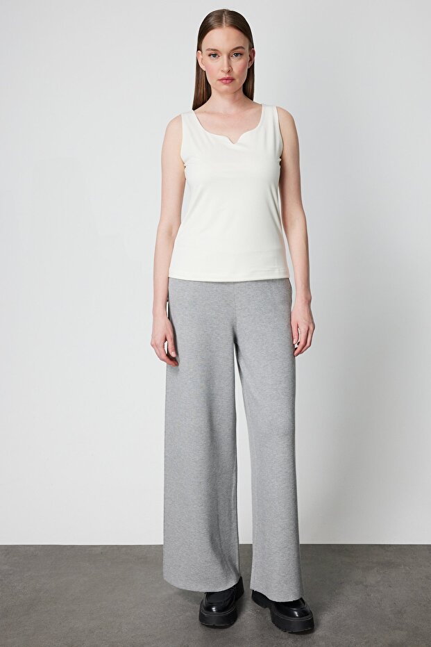 V Yaka Kolsuz Basic Bluz - 3