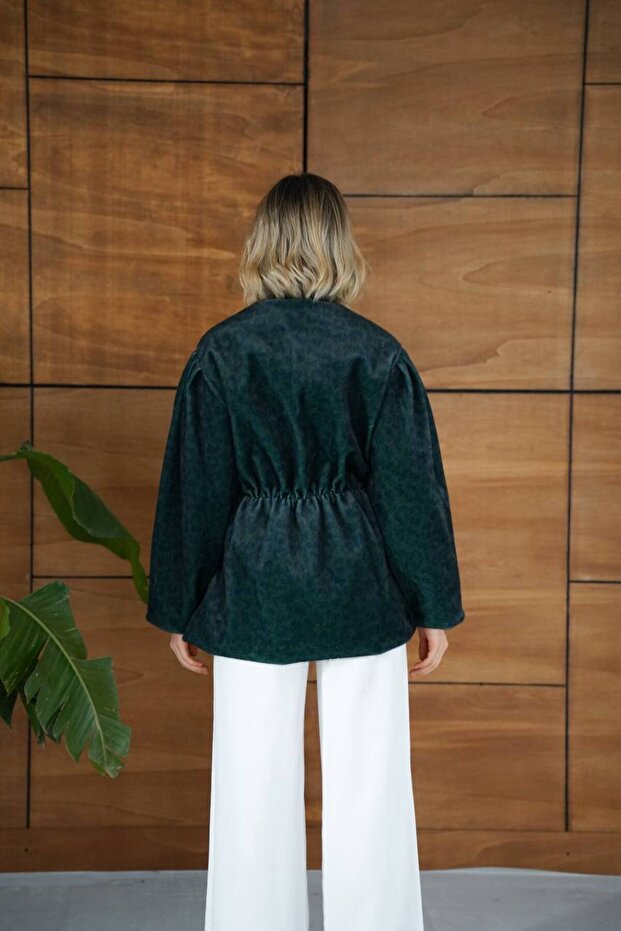 Jachetă cu model leopard Fox - 3