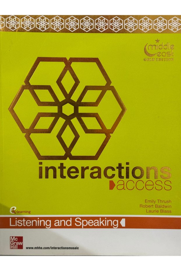 INTERACTIONS ACCESS LISTENING AND SPEAKING