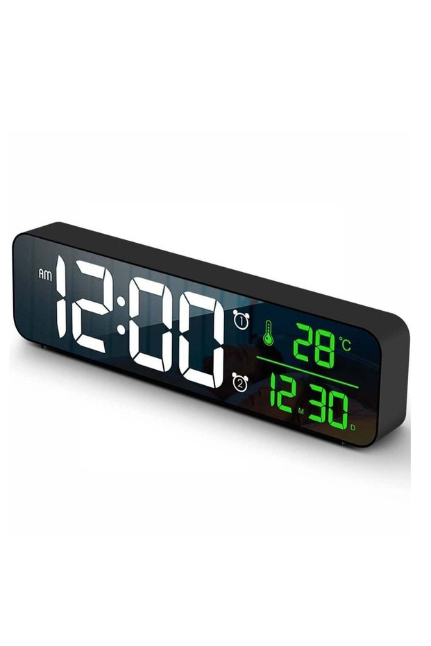 Digital Clock Large Display Alarm Clock for Living Room Office Bedroom Decor LED Electronic Date Te