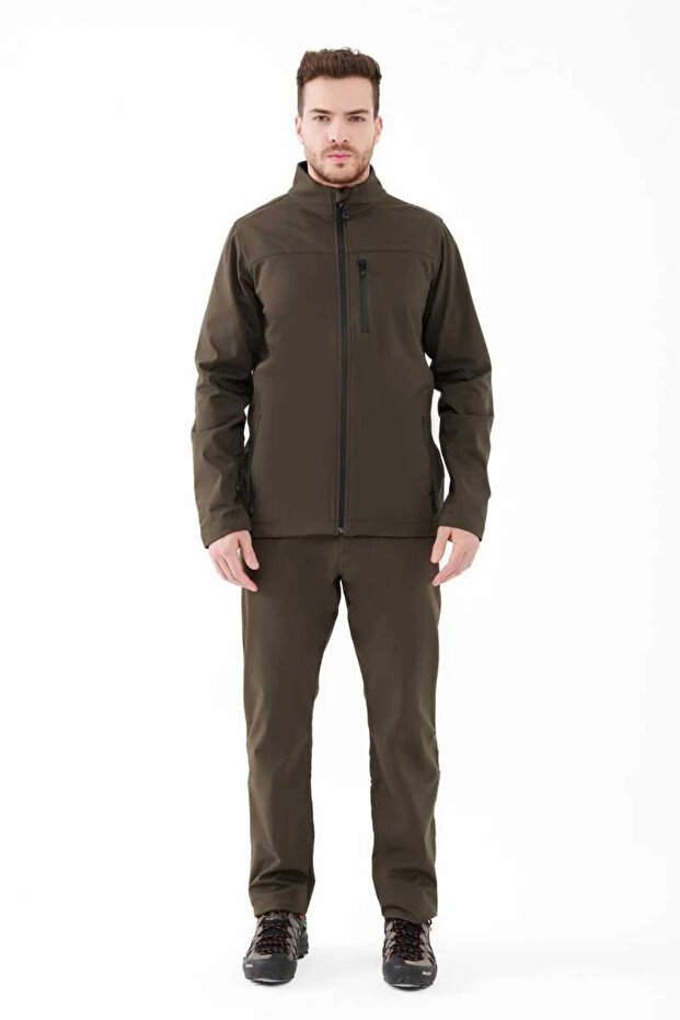 Baxter İnce Softshell Erkek Ceket Haki - 1