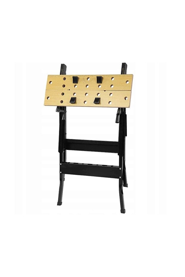 Adjustable, foldable workshop workbench - 2