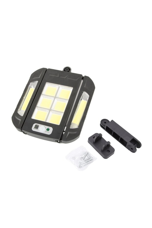 LED Solar Lamp 136 COB with Motion Sensor & Remote, 3 Modes, IP67, Black - 3