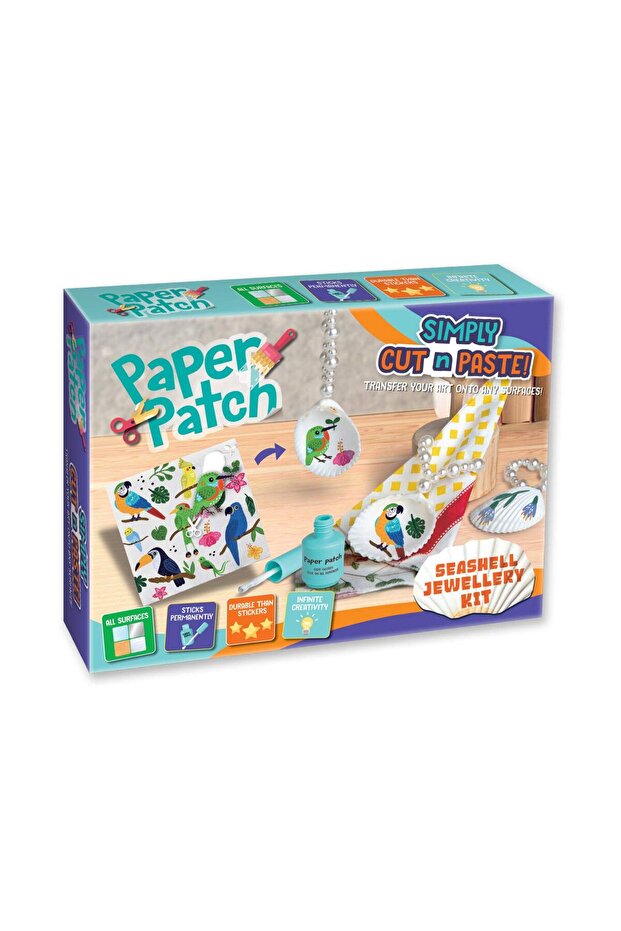 CREATIVE SET "PAPER PATCH" SHELL JEWELRY - 1