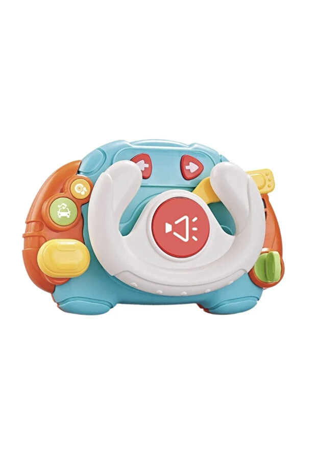 Interactive steering wheel for babies, console type - 9