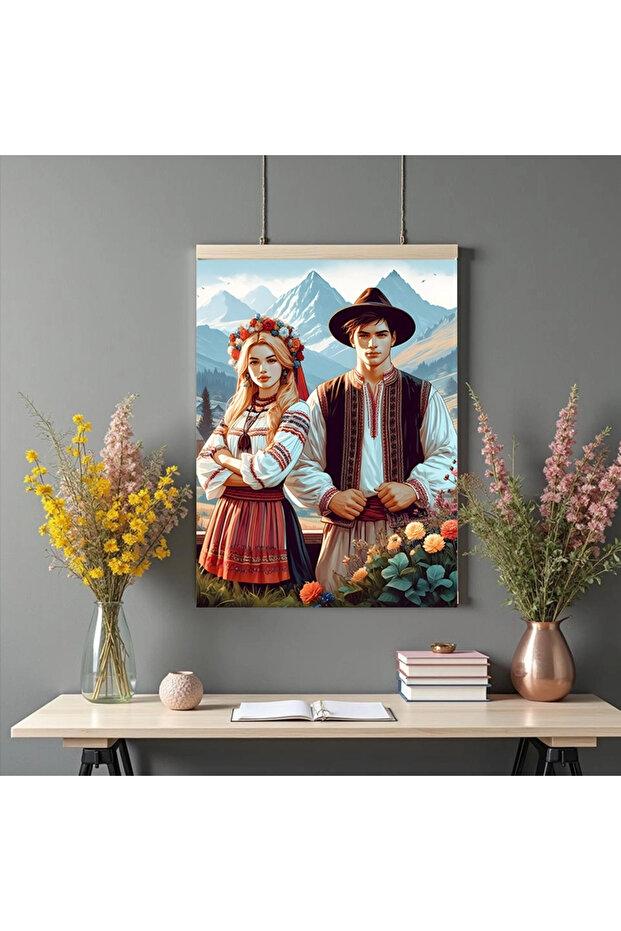 Tablou - Tineri de la munte - 2