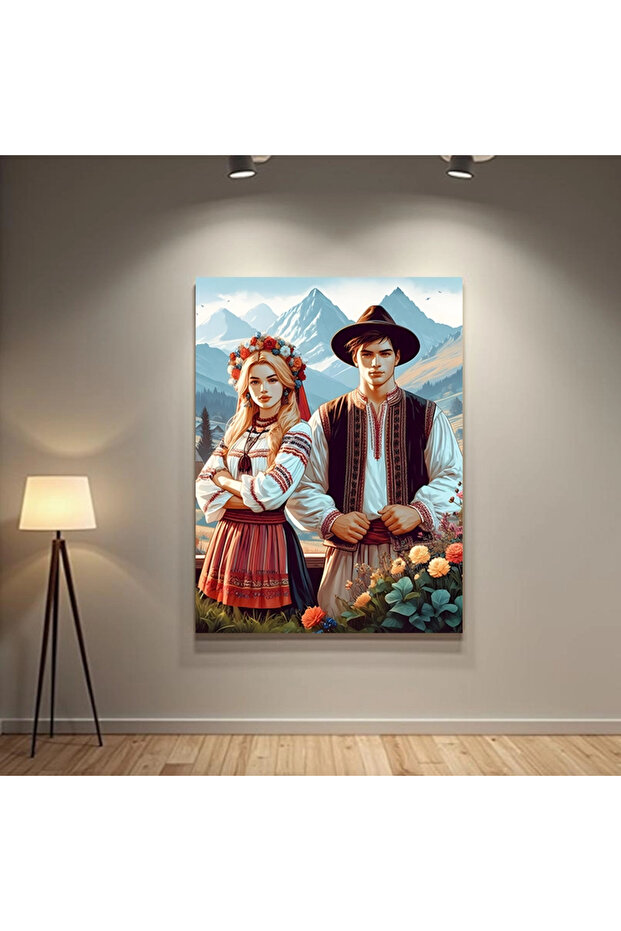 Tablou - Tineri de la munte - 3