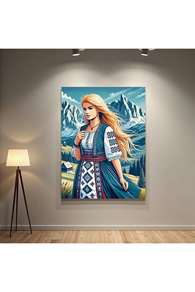 Tablou - Româncă de la munte - 2