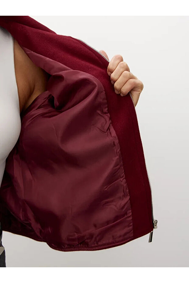 kadın kısa crop ceket - 7