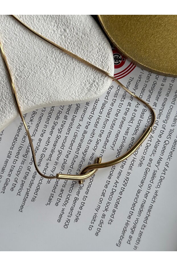 Stainless Steel S Necklace