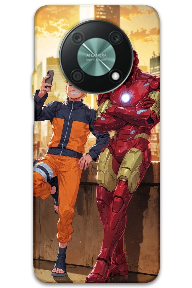Huawei Nova Y90 Case Hd Pattern Printed Back Cover - Iron Man