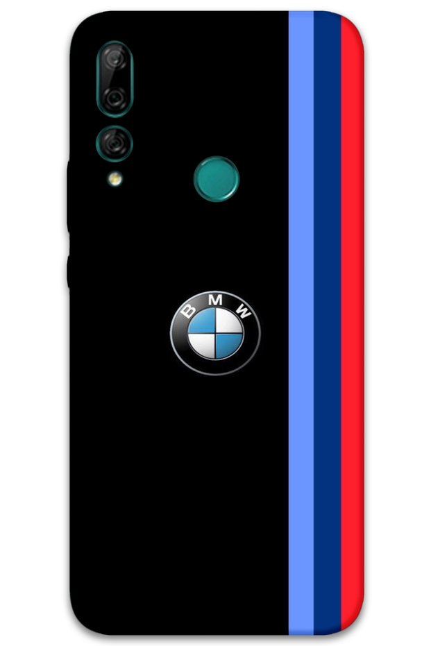 Huawei Y9 Prime 2019 Case Hd Pattern Printed Back Cover - Black Three Stripes