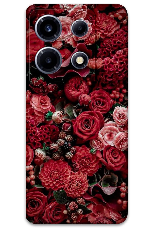 Infinix Note 30 Vip Case Hd Pattern B Printed Back Cover - Roses