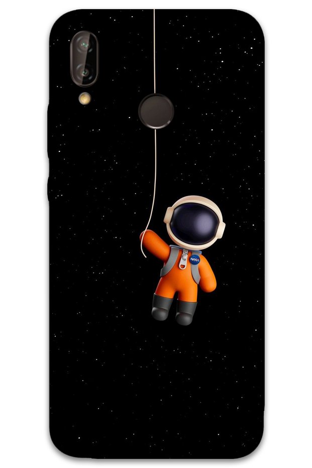 Huawei P20 Lite Case Hd Pattern Printed Back Cover - Astronaut