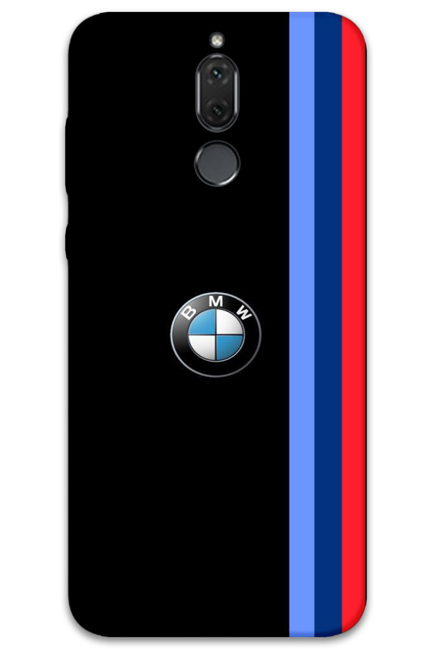 Huawei Mate 10 Lite Case Hd Pattern Printed Back Cover - Black Three Stripes