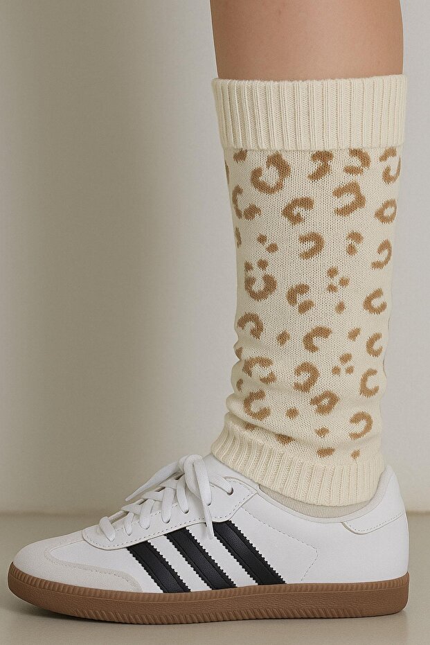 Basic Pamuk İçerikli Desenli Tozluk - 5