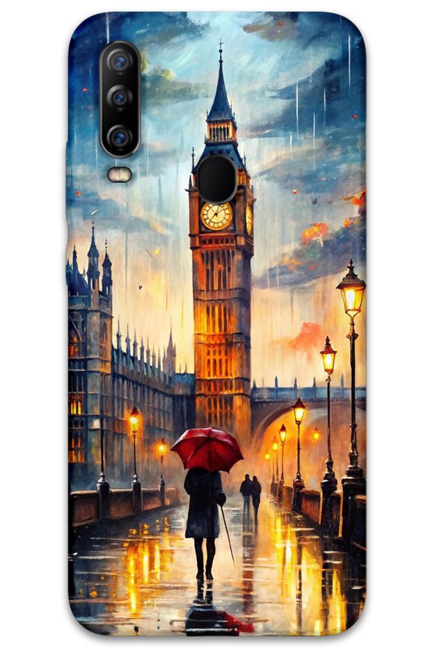 غطاء خلفي من جينرال موبايل GM 20 Pro Case HD Pattern مطبوع - برج الساعة