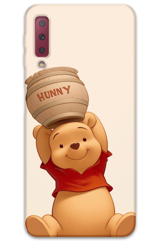Samsung Galaxy A7 2018 Case Hd Pattern Printed Back Cover - Winnie the Pooh 1