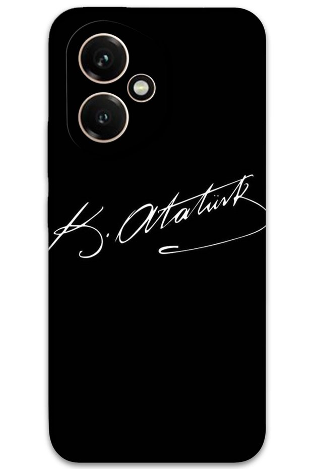 Huawei Honor 400 Case Hd Pattern Printed Back Cover - Ataturk Signature