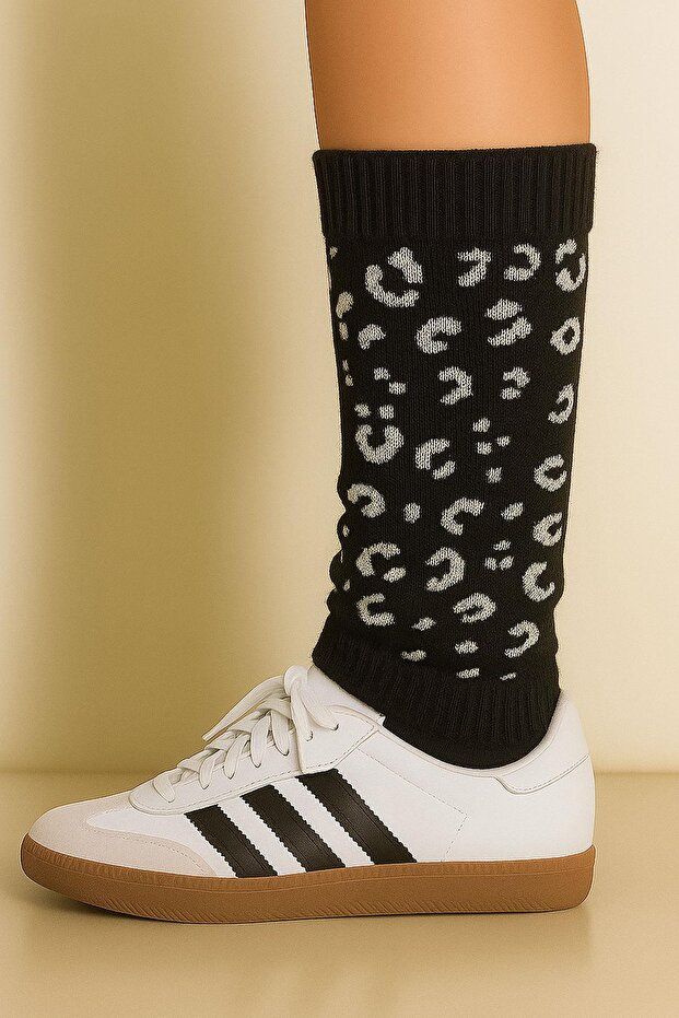 3 قطع من الجوارب القطنية الأساسية ذات النقوش - 7