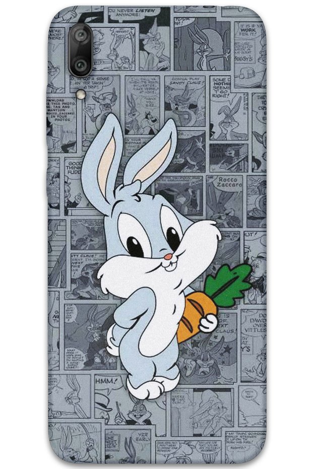 Huawei Y7 Prime 2019 Case Hd Pattern Printed Back Cover - Bugsbunny 1