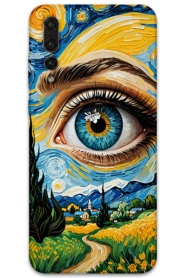 Huawei P20 Pro Case Hd Pattern Printed Back Cover - Art Eye
