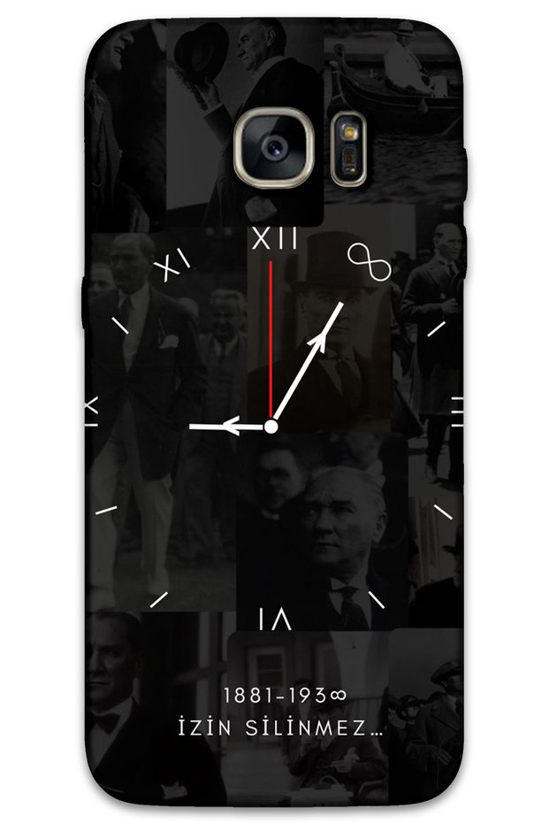 Samsung Galaxy S7 Edge Case Hd Pattern Printed Back Cover - Ataturk 9-15