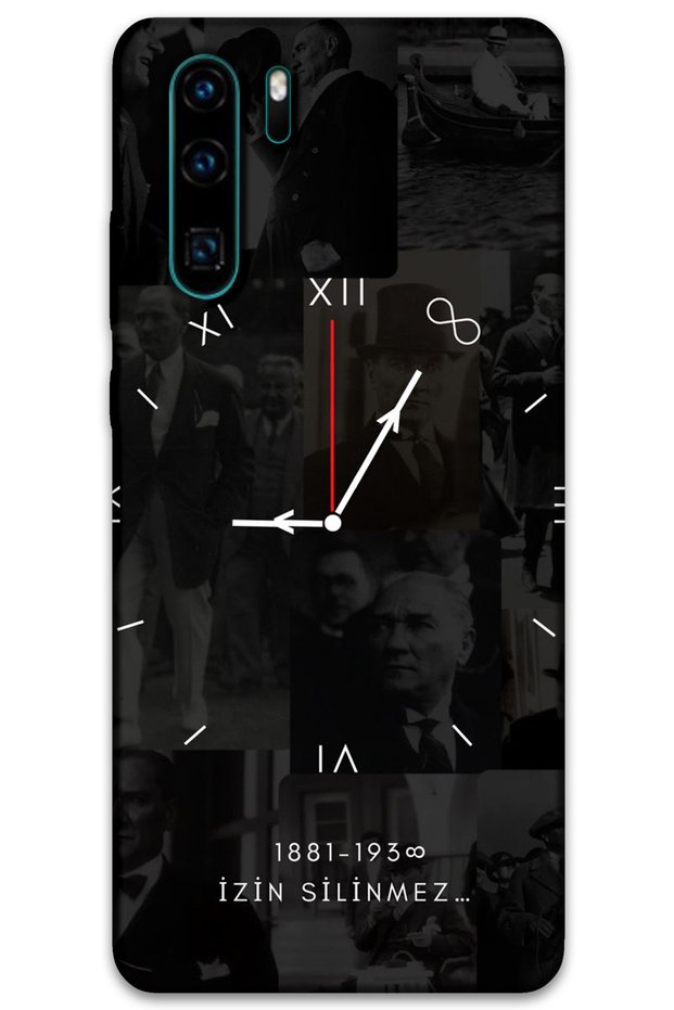 Huawei P30 Pro Case Hd Pattern Printed Back Cover - Ataturk 9-15