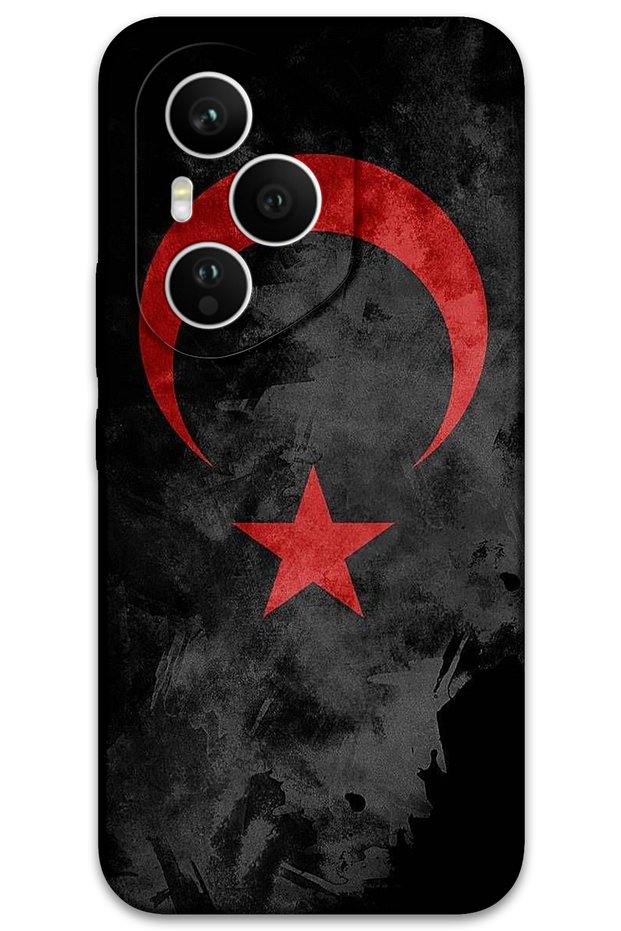 Huawei Honor 400 Pro Case Hd Pattern Printed Back Cover - Black Flag