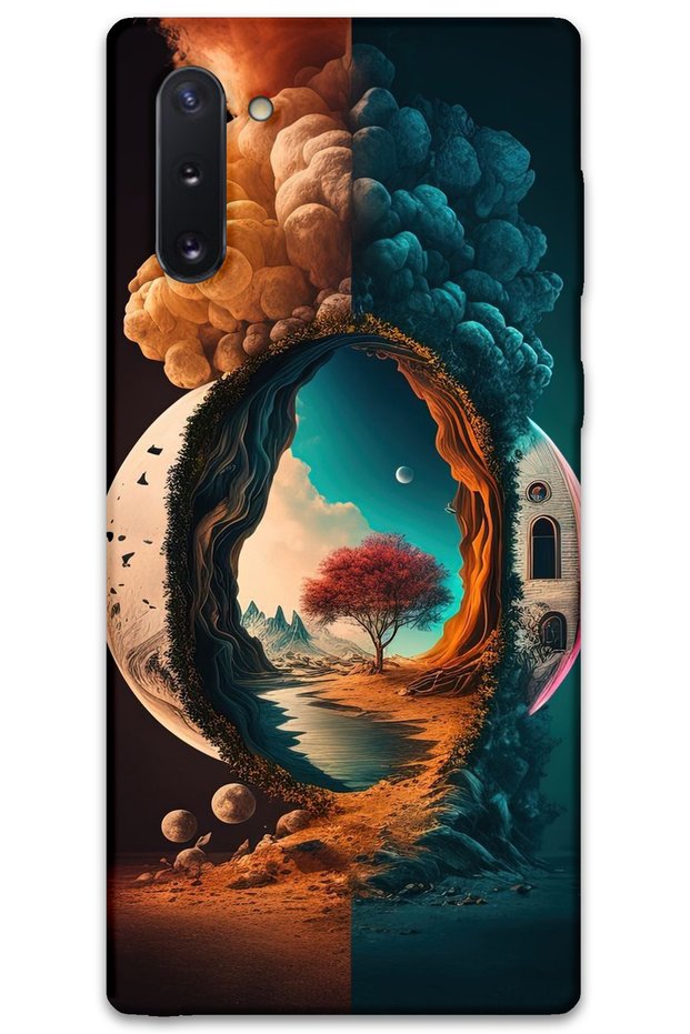 Samsung Galaxy Note 10 Case Hd Pattern Printed Back Cover - Night from the Moon