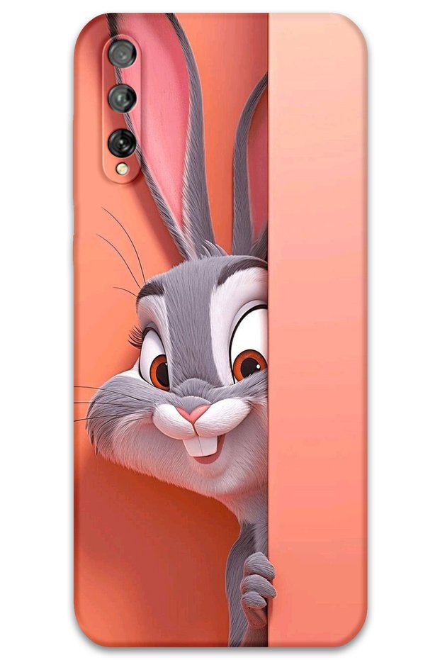 غطاء خلفي لهاتف هواوي P Smart S / Y8P بنمط HD مطبوع - BugsBunny 2