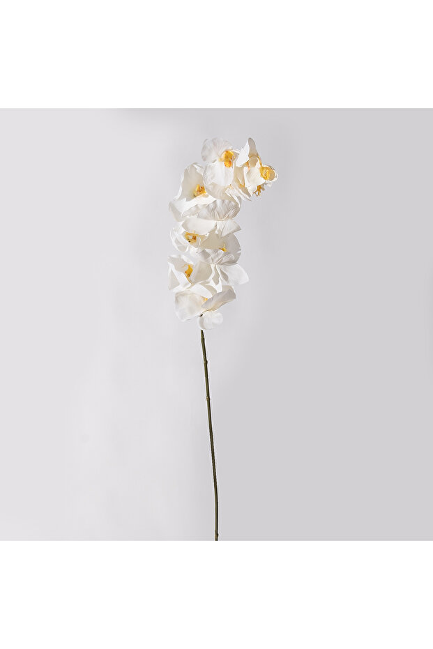Orhidee artificială albă 112 cm - 2