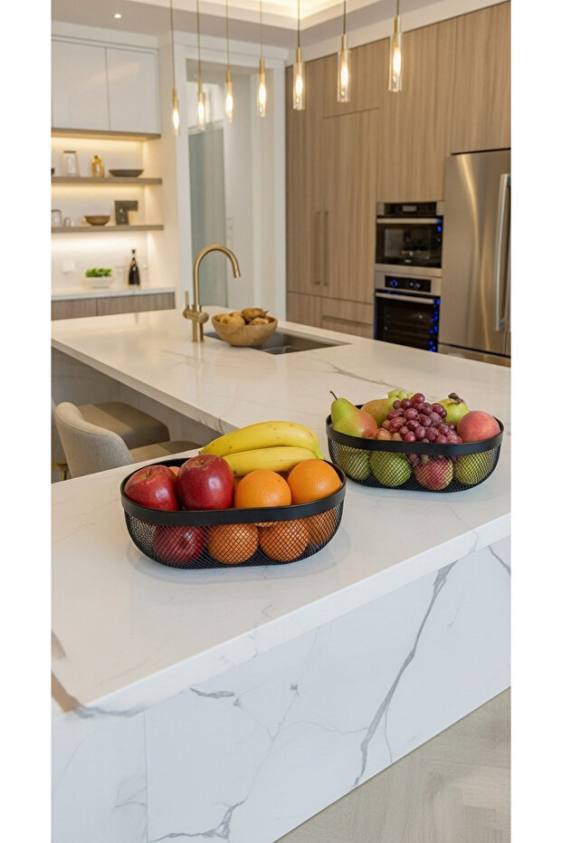 طقم سلة تقديم متعدد الاستخدامات 10×31 سم 3 قطع - 5