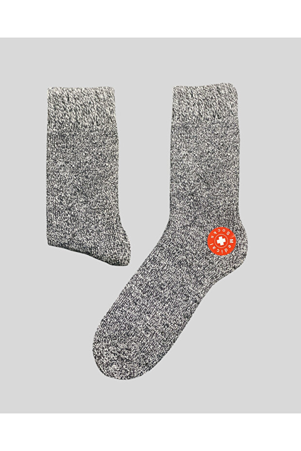 Single Men's Lambswool Thermal Socks - 2