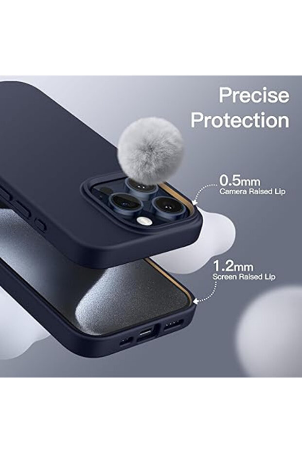 حافظة إطلاق متوافقة مع هاتف iPhone 15 Pro Max مع مخمل داخلي - 2