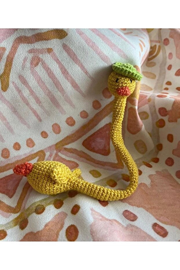 Cute Duck Amigurumi Bag Charm, Bag Decoration