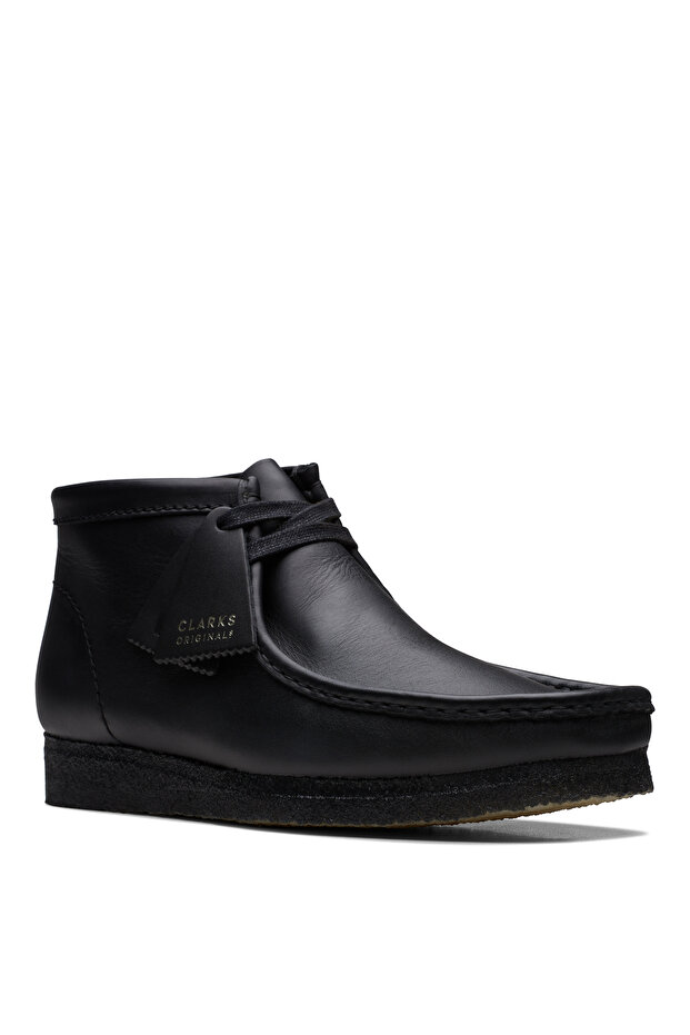 Siyah Erkek Bot Wallabee Boot - 3