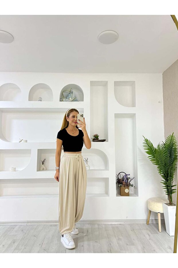 Modal Kumaş Şalvar - 2