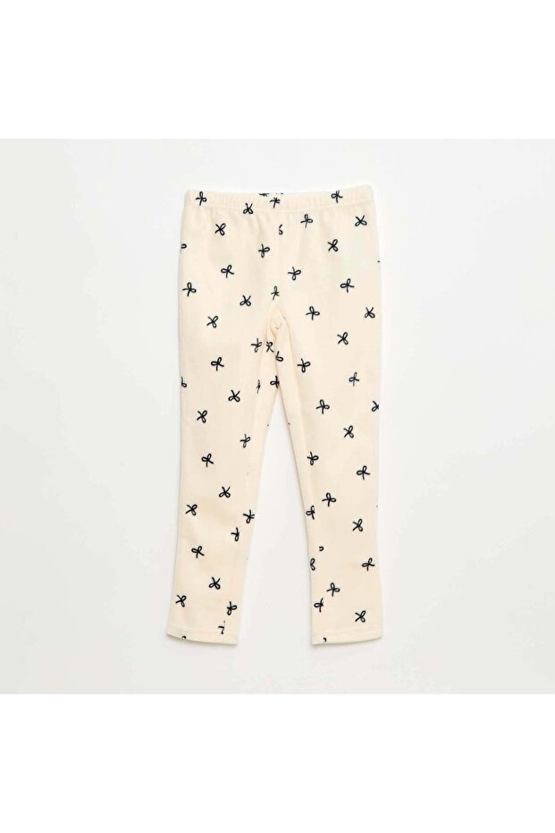 Patterned Pajama Top WHITE - 4