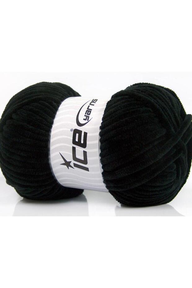 4X100Gr. Chenille Baby Micro Fiber Black Winter, Baby, Chenille, Worsted