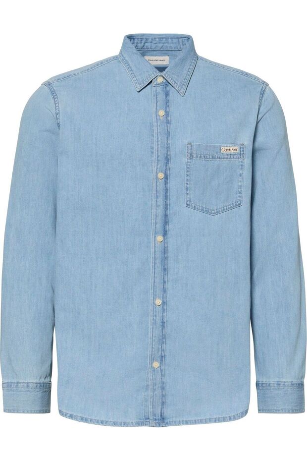 Erkek Mavi Gömlek - 1