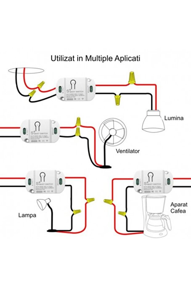 Comutator inteligent WiFi IOS/Android Tuya - 6