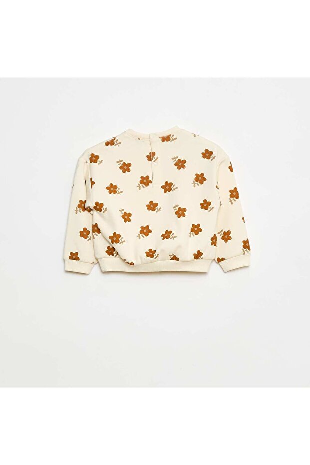 بلوفر صوف منقوش باللون الأبيض - 5