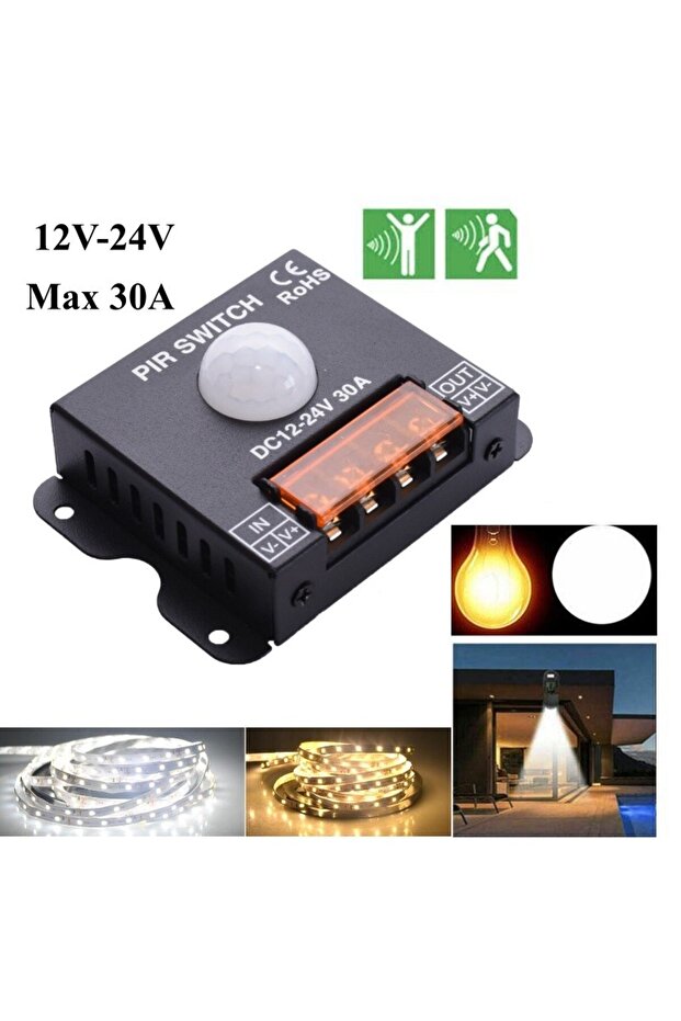 PIR-30 Sensor Motion Switch 24V/30A - 2