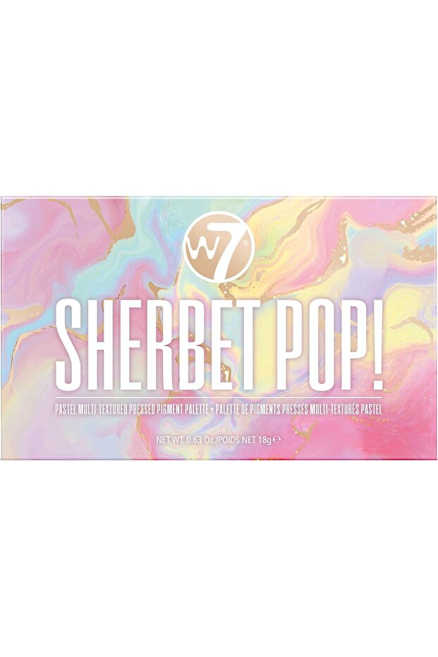 Sherbet Pop! Pastel Multi-Textured Pressed Pigment Palette 18g