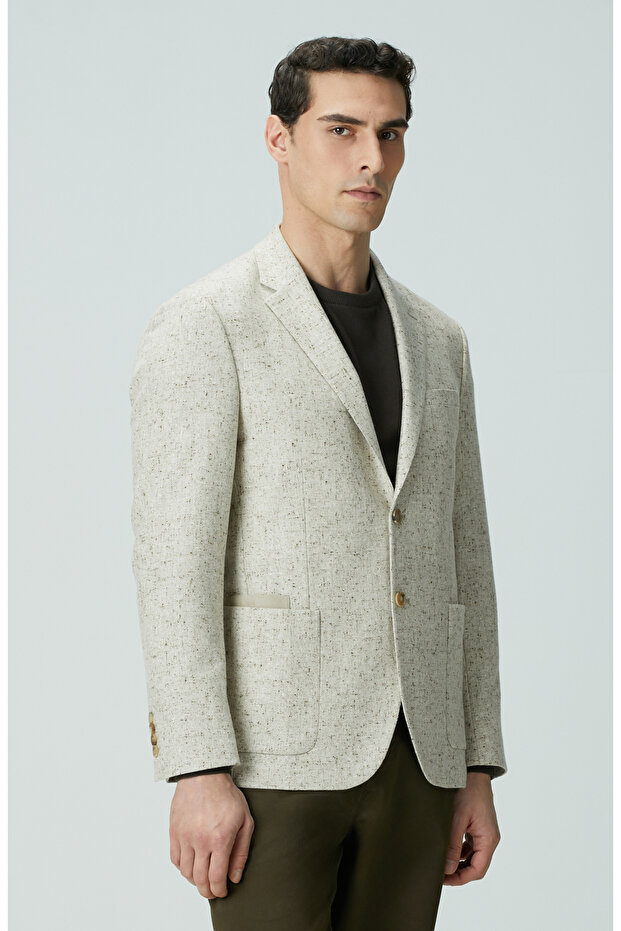 Limited Bej Yün Ceket - 4