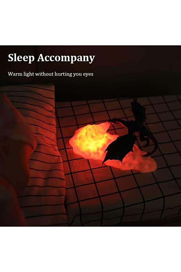 3 Boyutlu Ejderha Gece Lambası Şarjlı - 2