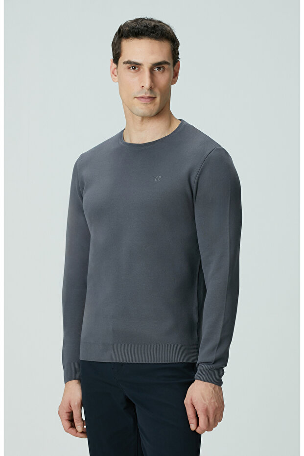 Antrasit Örgü Kazak - 1