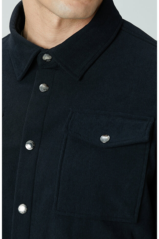 Lacivert Dış Gömlek - 6